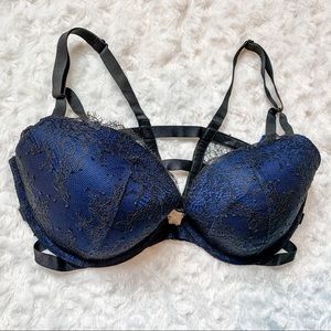 Strappy VS lace push up bra 34DD